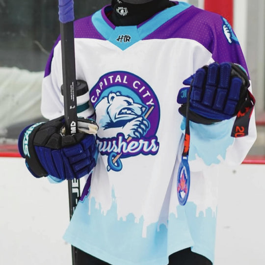 vibrant colour custom elite ringette jersey